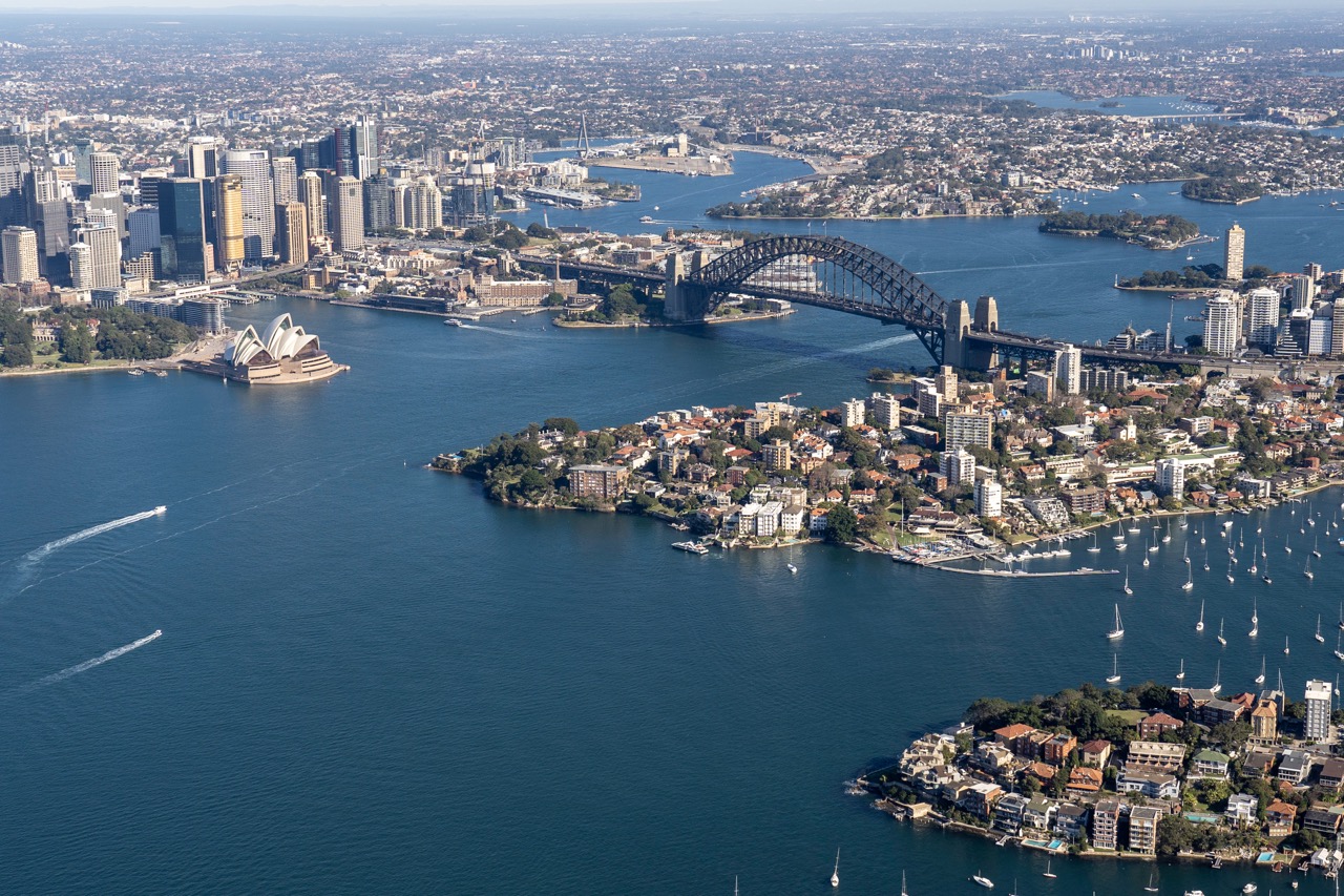Sydney Harbour Bridge Aerial View